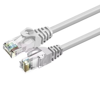 ZOY Kabel Sieciowy Ethernet Cat. 6a UTP CCA Szary 0,25m ZCR025G - ZOY