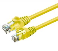 ZOY Kabel Sieciowy Ethernet Cat. 6a UTP CCA Żółty 2m ZCR2Y