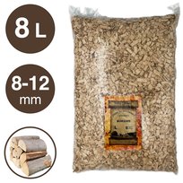 Zrębki wędzarnicze BUKOWE Zrębki BUKOWE wiórki do wędzenia 8 litrów | gradacja L (8-12 mm) SuperSmoke