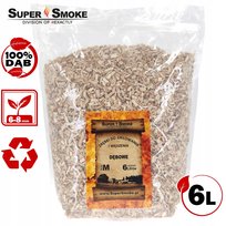 Zrębki Wędzarnicze Super Smoke DĄB KL-08 (6-8mm) Medium 6 Litrów Doypack