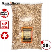 Zrębki Wędzarnicze Super Smoke JABŁOŃ KL-08 (6-8mm) Medium 10 Litrów