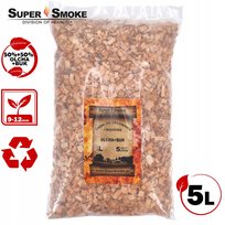 Zrębki Wędzarnicze Super Smoke OLCHA+BUK KL-10 (9-12mm) Large 5 Litrów