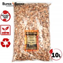 Zrębki Wędzarnicze Super Smoke OLCHA+BUK KL-13 (12-18mm) XL 10 Litrów