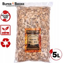 Zrębki Wędzarnicze Super Smoke OLCHA+BUK KL-13 (12-18mm) XL 5 Litrów