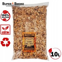 Zrębki Wędzarnicze Super Smoke OLCHA KL-13 (12-18mm) Extra Large 10 Litrów