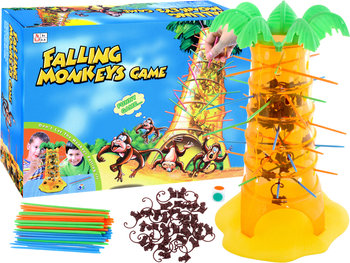 Zręcznościowa Gra SPADAJĄCE MAŁPKI Palma Skaczące Małpy Rodzinna - Pegaz Toys