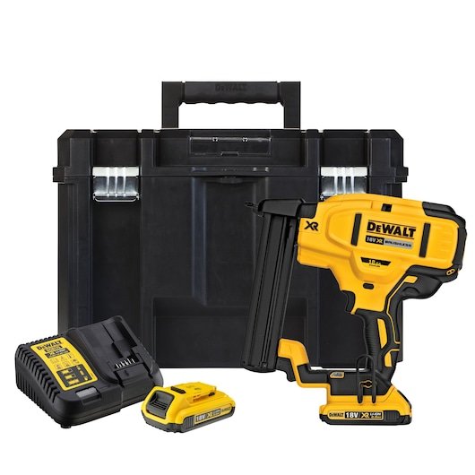 ZSZYWACZ GWOŹDZIARKA SZTYFCIARKA AKUMULATOROWA DEWALT DCN681D2 18V 2X2,0Ah
