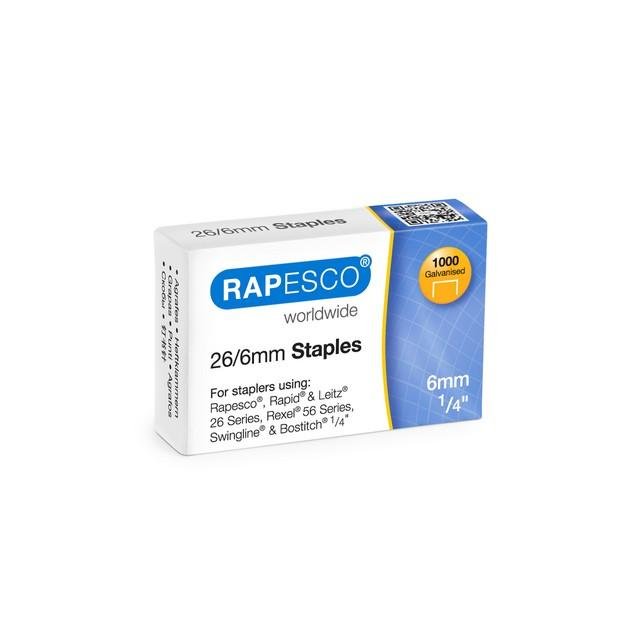 Zszywki RAPESCO 26/6 [1000] - Inna marka | Sklep EMPIK.COM