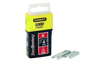 Zszywki STANLEY a, 4 mm, 1000 szt - Stanley