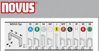 Zszywki typ D 53 F/8 NOVUS [1200 szt.] - Novus