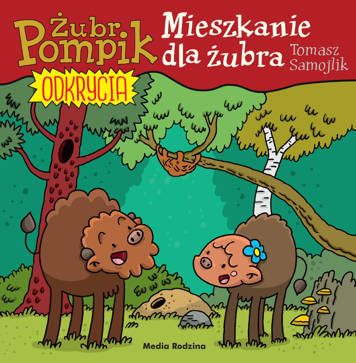 Żubr Pompik. Odkrycia. Mieszkanie dla żubra. Tom 12