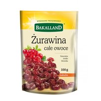 Żurawina suszona całe owoce Bakalland