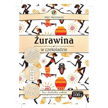 Żurawina w Czekoladzie Bez Dodatku Cukru 100 g -  Simpatiko - PIĘĆ PRZEMIAN