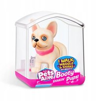 ZURU ALIVE BOOTY SHAKING PUPS Piesek INTERAKTYWNY BULDOG FRANCUSKI figurka