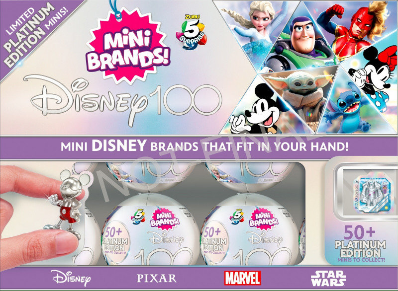 Zuru, Figurki Mini Brands Disney seria Platinum karton 18 sztuk