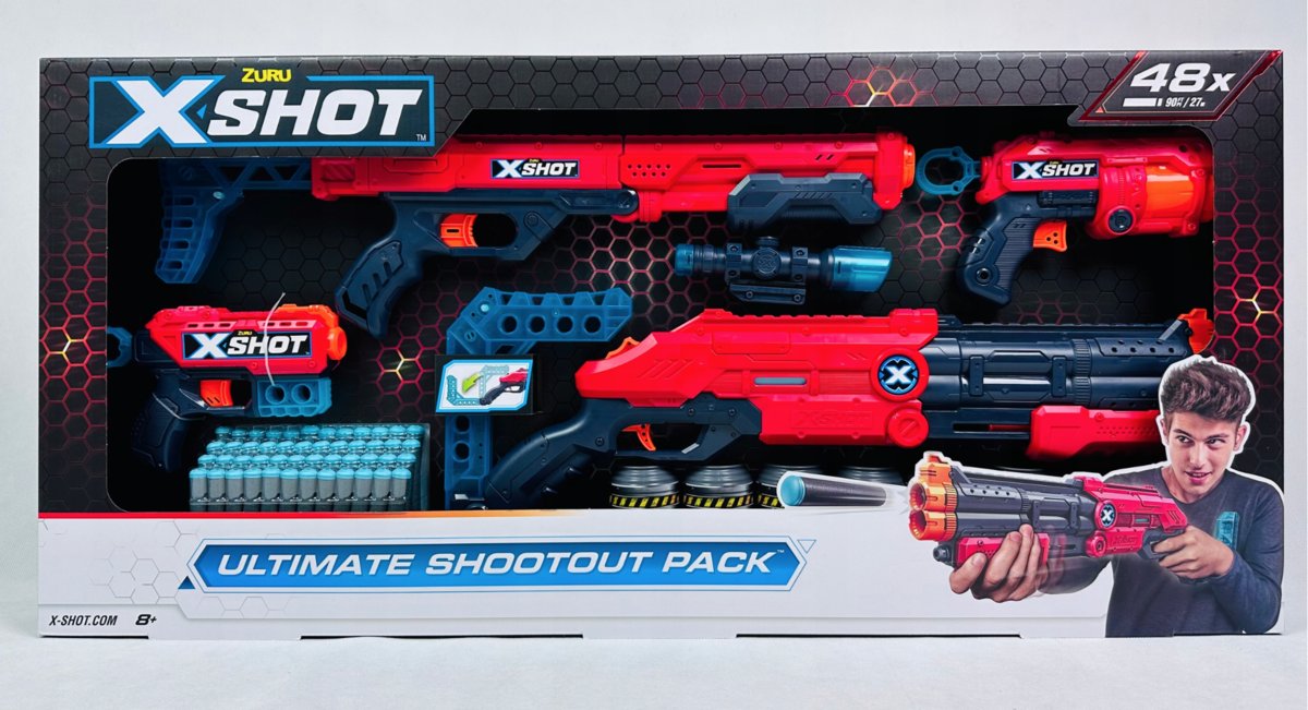 Фото - Іграшкова зброя Hasbro Zuru X-Shot Ultimate Shootout Pack 48 X Zestaw 