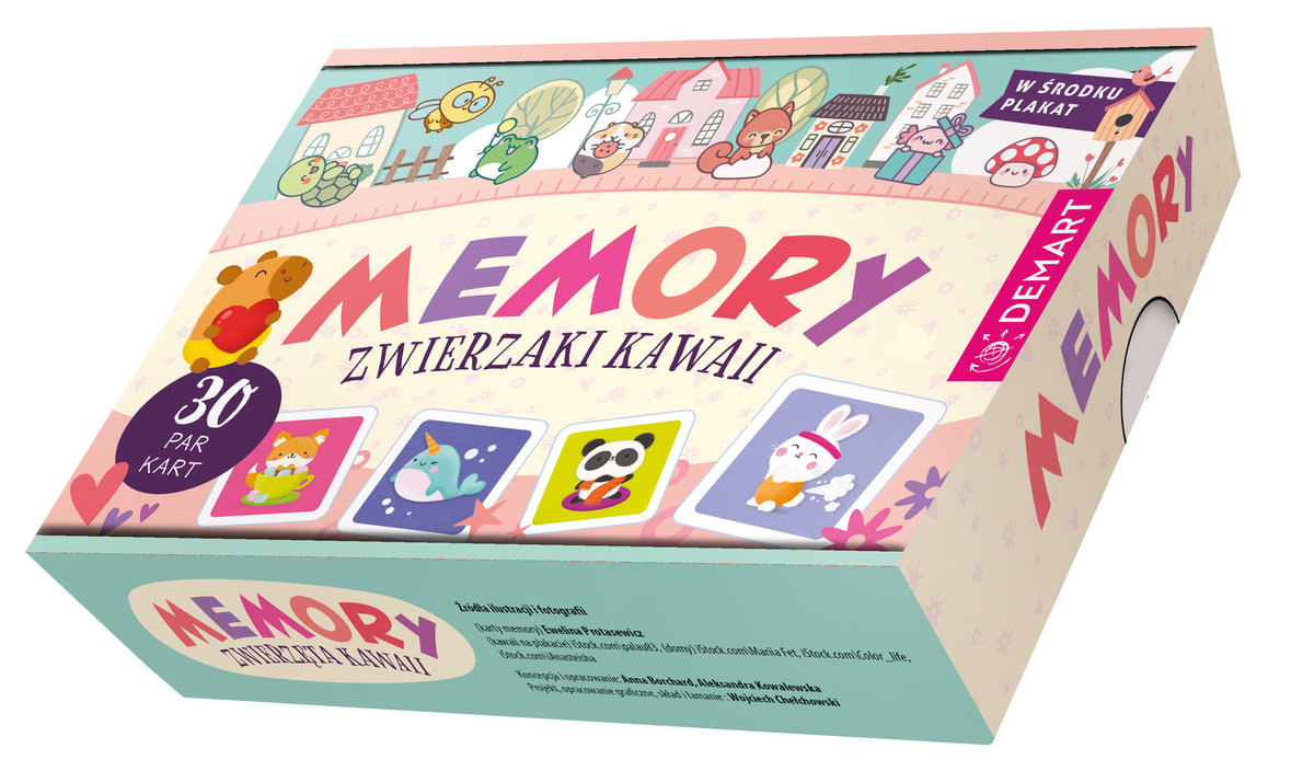 Zwierzaki kawaii. Memory