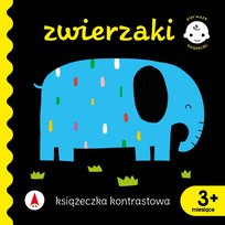 Zwierzaki. Książeczka kontrastowa. Pierwsze książeczki Skrzat