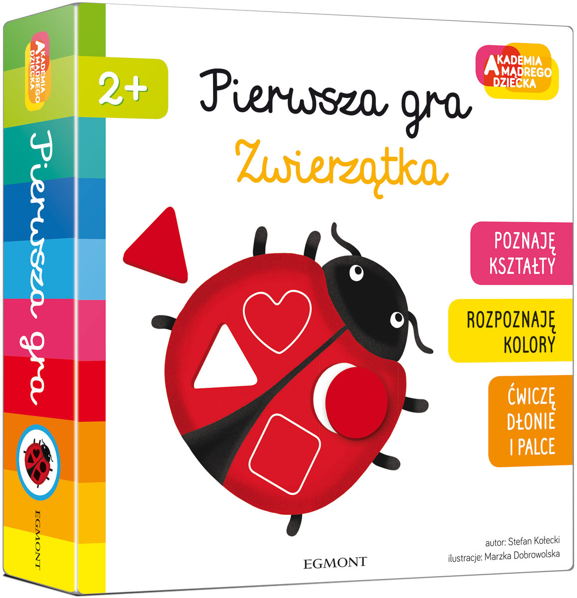 Zwierzątka. Pierwsza, gra. Akademia Mądrego Dziecka, gra edukacyjna, Egmont