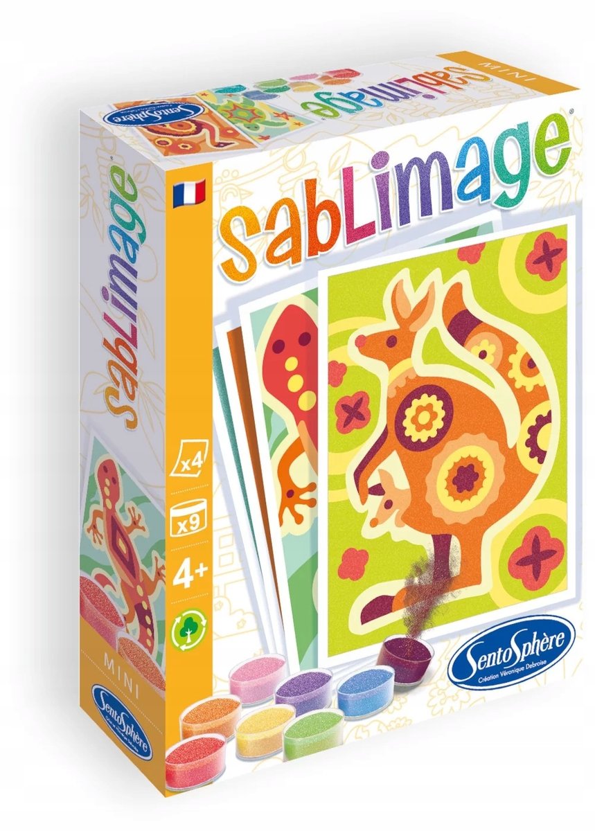 Zwierzęta Australijskie 4 obrazki piaskowe Mini Sablimage +4 SentoSphere