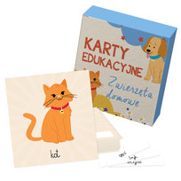 Zwierzęta domowe, Karty edukacyjne, 48 kart