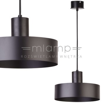 Zwieszana LAMPA metalowa RIF 30896 Sigma okrągła OPRAWA zwis czarny - Sigma