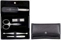 Zwilling Twinox, Zestaw do manicure  – skórzane etui, 5 elementów - Czarny Zwilling Beauty