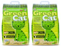 Żwirek dla kota zbrylający bezpyłowy bezzapachowy drobnoziarnisty GrainCat 2x24L