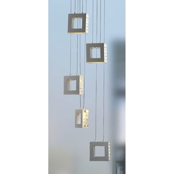 Zwis sufitowy ITALUX, Lauri, biały, LED, 5x48W - ITALUX