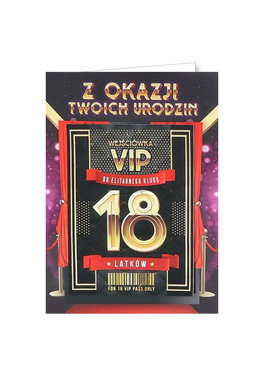 Zyczenia Na 18 Tke Dla Dziewczyny Vip 2 Yeku Sklep Empik Com