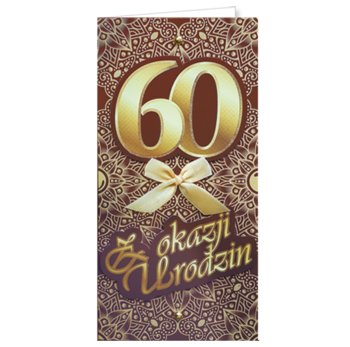 Życzenia na 60-te urodziny EZ 168 - ENZO