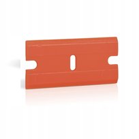 Żyletka Ostrze Plastikowa Średnio Twarda Skrobak Dwustronna 10 szt Naklejki