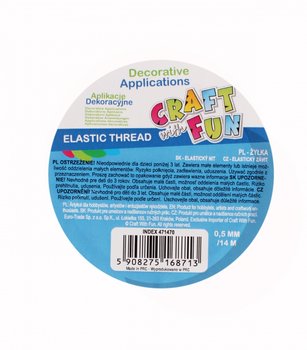 Żyłka  Dekoracyjna Biała Craft With Fun 471470 - Craft With Fun