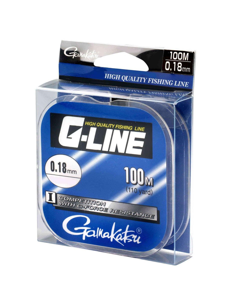 Fil Fluorocarbone Gamakatsu G-line 0,210 Mm - 50 M - Transparent, Résistant à L'abrasion - Pour Pêche Truite, Sandre, Bar