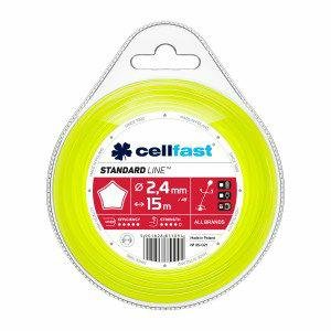 ŻYŁKA TNĄCA CELL-FAST 2.7*15m/GW. - Cellfast