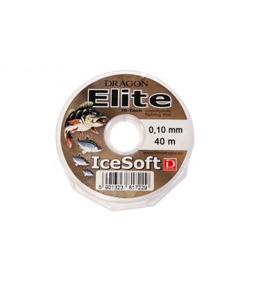 Zdjęcia - Żyłka i sznury Dragon Żyłki  Elite Icesoft 40m 0,10 mm 