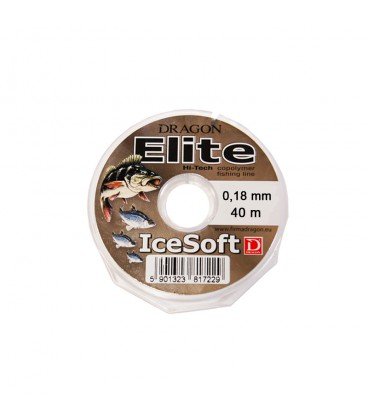 Zdjęcia - Żyłka i sznury Dragon Żyłki  Elite Icesoft 40m 0,18 mm 