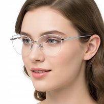 ŻYŁKOWE Okulary damskie Oprawki Kocie KOREKCYJNE zerówki Optyczne SUNOPTIC
