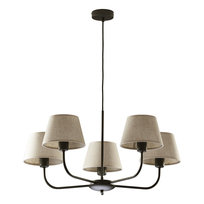 Żyrandol CHICAGO len naturalny 5pł. TK LIGHTING TK Lighting