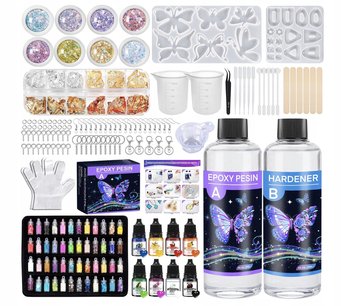 Żywica Epoksydowa 500ml z Utwardzaczem Bez Pęcherzyków Motyl DIY - TRS