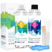 Żywica Epoksydowa 600ml z Utwardzaczem 1:1, Zestaw do Odlewania DIY