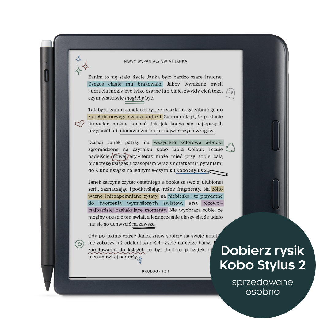 Czytnik ebooków KOBO Libra Colour, czarny - Kobo | Sklep