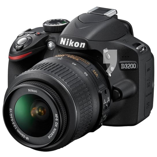 NIKON D3200 kit + obiektyw AF-S DX18-55M f/3.5–5.6G V