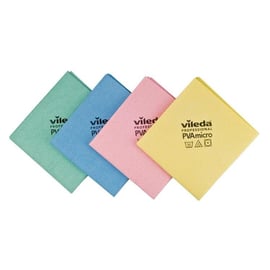 Vileda 143587 PVAmicro Streak-Free Cloths Yellow