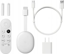 Google, Odtwarzacz multimedialny, Chromecast 4.0, TV 4K UHD