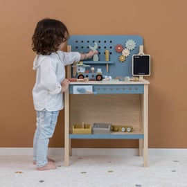 Drewniany garaż wielopoziomowy Little Dutch - zabawka dla dzieci 3