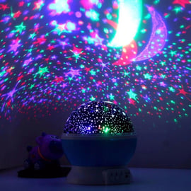 Projektor gwiazd Galaxy LED z muzyką lampka nocna Bluetooth - Roneberg