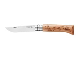 Nóż Opinel No. 08 Mountain Sport - wersja z grawerem rękojeści - 8,5 cm, Opinel - autoryzowany sklep, Odzież i wyposażenie turystyczne, wędkarskie  oraz myśliwskie