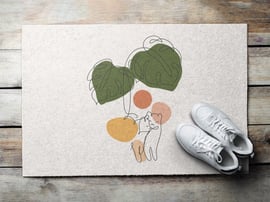 Antypolizgowa wycieraczka - 60x40 cm - Koty monstera - Tulup | Sklep  EMPIK.COM
