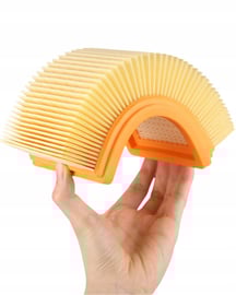 Bamyli 2-Pack Replacement Flat Pleated Filters For Kärcher WD4 WD5 WD6 MV4 MV5 MV6 Wet & Dry Vacuum Cleaners